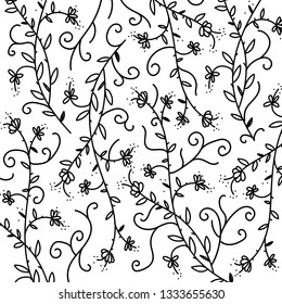 flower pattern illustration card