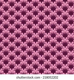 flower pattern japan wave style 