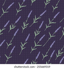 flower pattern with lavender