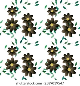 Flower pattern, leaf isolated, flowers vector, backgrounds nature, leaf silhouette, vector abstract, seamless texture, floral pattern, floral vector, seamless background, background summer