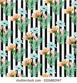 Flower pattern leaf and nature