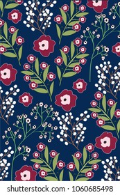 Flower pattern leaf and nature