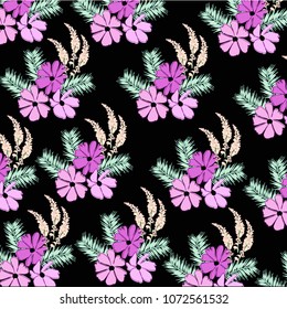 Flower pattern leaf and nature