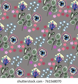 Flower pattern leaf and nature