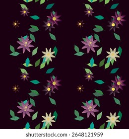 Padrão de flor, folha sem emenda, vetor de fundo, design de fundo, design de vetor, padrão de fundo, vetor floral, textura sem emenda, fundo de folha, vetor abstrato, padrão sem emenda