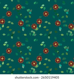 Flower pattern, leaf pattern, seamless background, leaf isolated, seamless vector, flowers background, leaf silhouette, petals pattern, pattern vector, leaf shape, abstract background