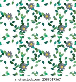 Flower pattern, leaf silhouette, leaf background, ornament pattern, vector backgrounds, floral vector, flower background, floral seamless pattern, vector flowers, seamless background