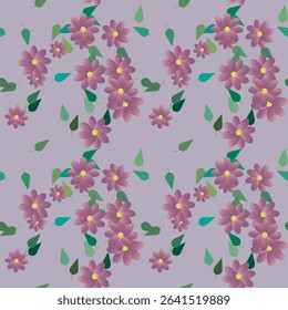 Flower pattern, leafs background, background texture, vector art, floral design, vector shapes, floral patterns, ornaments vector, flowers background, seamless vector, flowers bouquet