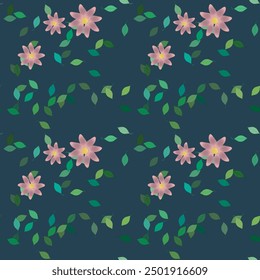 Patrón de flores, hojas aisladas, patrones florales, patrón de ornamento, Fondo de pantalla sin costuras, diseño de Vector, fondo de Vector, diseño de patrón, ramo de flores, fondos de la naturaleza, Vector floral