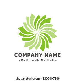 Flower pattern logo design inspiration
