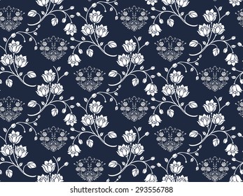 Flower pattern with luxury style.