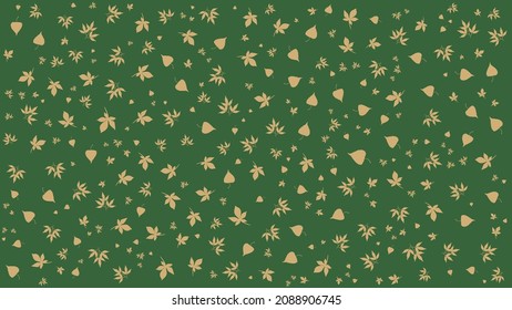 Patrón de flores. Moderno y sin fisuras adorno blanco y verde.