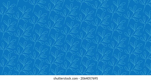 FLOWER PATTERN ON BLUE BACKGROUND 