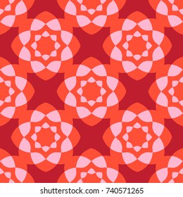FLOWER PATTERN
Flower pattern in orange and pink, seamless pattern on red background. This pattern can be used for carpet, wallpaper, curtain, monitor wallpaper, banner and etc.