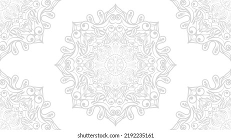 Flower pattern ornament background vector mandala tattoo. wedding abstract