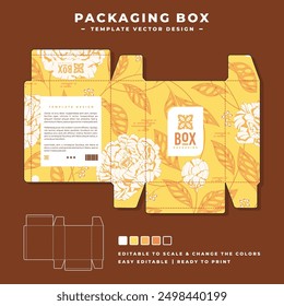 flower pattern packaging box design 94