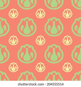 Flower Pattern Pastels Color