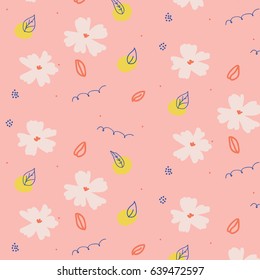 Flower pattern. Perfect design for posters, cards, textile, web pages.