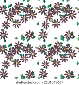 Patrón de flores, pétalos de fondo, diseño de fondo, patrón ornamental, flores de fondo, fondos de la naturaleza, hoja de Vector, hoja aislada, patrón floral sin fisuras, Formas de Vector