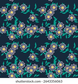 Flower pattern, petals background, flowers background, seamless pattern vector, ornamental pattern, ornament vector, vector backgrounds, flower bouquet, background texture, seamless wallpaper