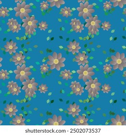 Patrón de flores, patrón de pétalos, acuarela de flores, textura de fondo, patrón sin fisuras, primavera de flores, fondos de Vector, patrón de fondo, Vector floral, hojas aisladas