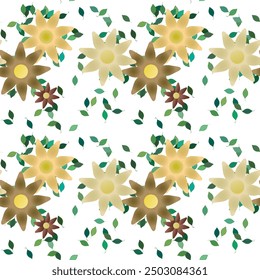 Patrón de flores, patrón de pétalos, acuarela de flores, patrón de Vector, fondos y texturas, diseño de Vector, Vector abstracto, fondo abstracto, patrón de fondo, naturaleza de fondos