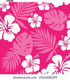 Flower Pattern Print Design.Vector File