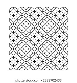 Flower pattern. Sacred Geometry Vector Design Elements. This religion, philosophy, and spirituality symbols. the world of geometric mystic mandalas. intricately illustrations.