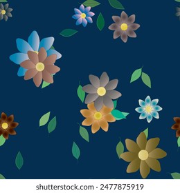 Flower pattern, seamless background, pattern design, petals background, nature backgrounds, leafs vector, ornament pattern, floral patterns, leaf isolated, seamless wallpaper