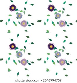 Padrão de flores, padrão sem costura, plano de fundo padrão, buquê de flores, vetores de flores, verão de fundo, padrão floral, fundo de pétalas, papel de parede sem costura, vetor abstrato
