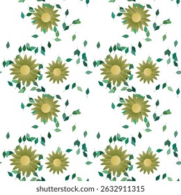 Flower pattern, seamless background, seamless patterns, floral pattern, nature backgrounds, seamless wallpaper, leaf texture, flower background, vector design, ornament pattern