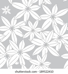 Flower pattern seamless, Eps 10