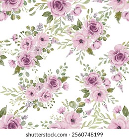 Flower Pattern, seamless floral pattern design ready for textile prints. pattern, flower, allover, design, watercolor, seamless, art, illustration, seamless