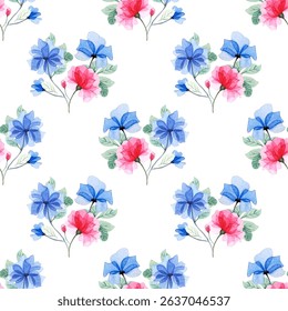 Flower Pattern, seamless floral pattern design ready for textile prints. pattern, flower, allover, design, watercolor, seamless, art, illustration, seamless
