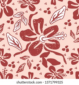 flower pattern seamless graphic typography design element t shirt vector for ready print and other use