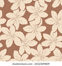 Motivo sin costura del patrón de flor para fondo, camisa, etc.
