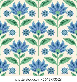 flower pattern seamless, silhouette of hibiscus flowers, hand drawn botanical.