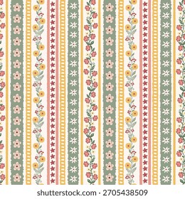 flower pattern seamless, silhouette of hibiscus flowers, hand drawn botanical.