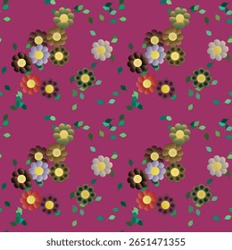 Padrão de flores, textura sem costura, padrão de fundo, padrão de folhas, plano de fundo folha, ornamentos vetor, folhas isoladas, plano de fundo flores, flores isoladas, vetor padrão, papel de parede sem costura