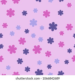Flower pattern. Seamless vector