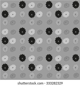 Flower pattern. A seamless vector background for the sites, cards, fabrics