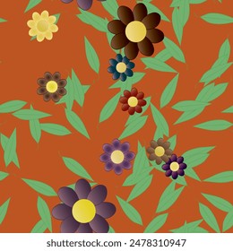 Patrón de flores, Vector sin costura, patrón de Vector, naturaleza de fondos, fondo de hoja, fondo de pétalos, patrón de hojas, textura de fondo, patrón de pétalos, Vector abstracto, ramo de flores