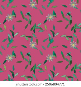 Flower pattern, seamless vector, flowers vector, ornament vector, pattern background, leafs isolated, pattern design, background design, leaf background, vector pattern, seamless wallpaper