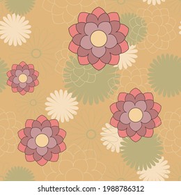 flower pattern seamless  for vector wallpaper background 