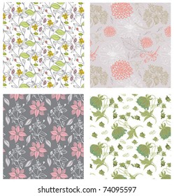 Flower pattern set