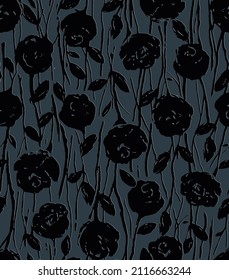 flower pattern textile design illustration