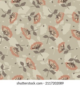 flower pattern textile design illustration