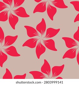 flower pattern textile design illustration