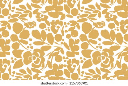 Flower Pattern and Textile Illustration (Vector)