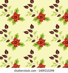 Flower Pattern Texture Illustration Design
